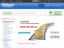 Tablet Screenshot of polisan.dk